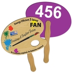 Artist Pallet Auction Hand Fan Full Color