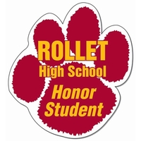 Large paw shape 20 mil magnetic memo holder.... from ASI 67620 Lion Circle...