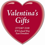 Heart Magnet, 4" x 4" - 30 Mil