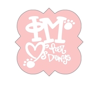 Square Clover Paper Window Sign (Approximately 8"x8")