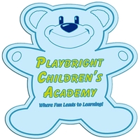 Teddy Bear Paper Window Sign (Approximately 8"x8")