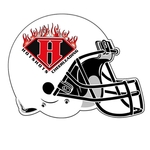 Helmet Paper Window Sign (Approximately 8"x8")