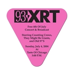 Triangle Paper Window Sign (Approximately 8"x8")