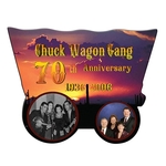 Wagon Paper Window Sign (Approximately 8"x8")