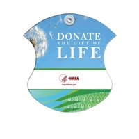 Badge Paper Window Sign (Approximately 8"x8")