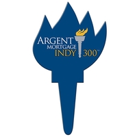 Torch shape paper window sign with suction cup (not attached).... from ASI...