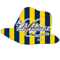 Fedora hat shape paper window sign with suction cup (not attached).... from...