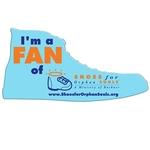 Shoe Paper Window Sign (Approximately 8"x8")