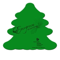 Evergreen Paper Window Sign (Approximately 8"x8")