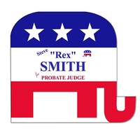 Elephant Paper Window Sign (Approximately 8"x8")