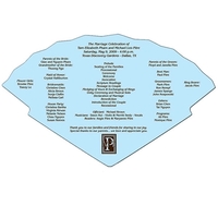 Tassel shape paper window sign with suction cup (not attached).... from ASI...