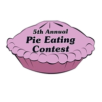 Pie shape paper window sign with suction cup (not attached).... from ASI...