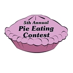 Pie Paper Window Sign (Approximately 8"x8")