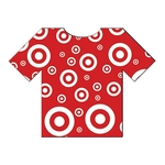 T-Shirt Paper Window Sign (Approximately 8"x8")