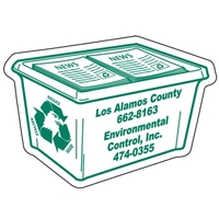 Recycle bin shape magnetic memo holder.... from ASI 67620 Lion Circle Corp /...