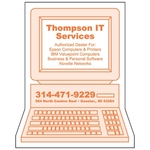 Magnetic Note Holder, 20 mil thickness