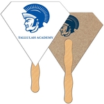 Diamond Shape Recycled Stock Hand Fan