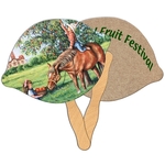 Lemon,/Lime Recycled Hand Fan
