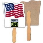Flag Recycled Hand Fan