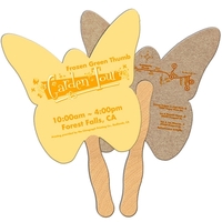 Butterfly shaped fan is laminated on front with a high gloss... from ASI...