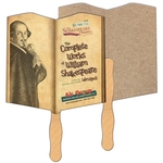 Open Book Recycled Hand Fan