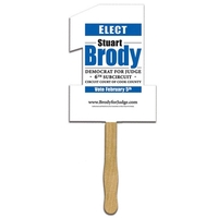 Number One 2 Sided Sandwiched Rally Hand Sign