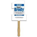 Number One 2 Sided Sandwiched Rally Hand Sign