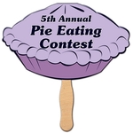 Pie Sandwiched Hand Fan