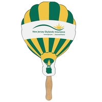 Hot Air Balloon Sandwiched Hand Fan