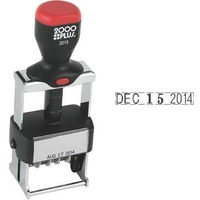 2000 Plus Self Inking 2015 Metal Stock Dater