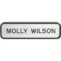 Wall nameplate with holder. 2 3/16" H x 10 3/16" W.... from ASI 81500 Navitor...