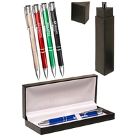 Ballpoint aluminum pen gift set.... from ASI 39552 BEL Promo