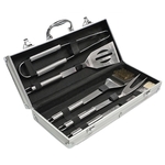 Deluxe 5 pc Stainless Steel BBQ Tool Set