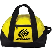 Duffel bag with zippered main compartment, front pocket and top handles.......