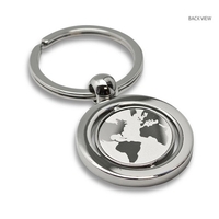 Terra Revolving Globe Key Tag