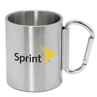 Hamburg - 9 oz Stainless Steel Clip Mug