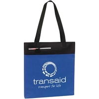 Tote bag with double pen loops. 600 denier poly with PVC... from ASI 30112...