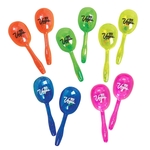 Popular 5" Neon Glitter Maraca Noise Maker - Musical