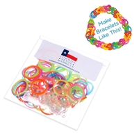 Make your own silicone bracelet kit, comes with 100 bands... from ASI 52710...