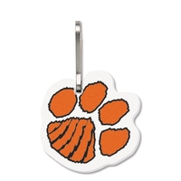 Bag & luggage tag (zipper pull) - large paw print. 4-color... from ASI 80210...