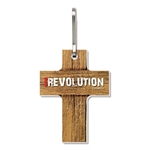 Bag & Luggage Tag (Zipper Pull) - Large Cross - Full Color