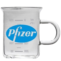 Cappuccino glass handle beaker mug, 10 oz.... from ASI 40515 BILD Enterprises...