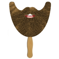 Digital Printed Beard 8" Stick