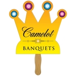 Crown Hand Fan Full Color