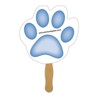 Paw Sandwiched Hand Fan Full Color