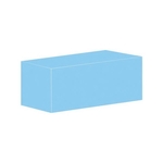 8Ft Unprinted Flat Tablecloth - Blank Fitted 3 DAY