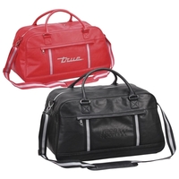 Duffle bag with 2 tone stripes.... from ASI 79384 Preferred Nation Inc / G-tech