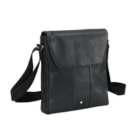 Columbian leather, woven trim, magnetic flap, tablet sleeve, shoulder...