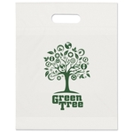 12W x 15H x 3 Eco Die Cut Bag - Flexo Ink Print