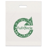 15W x 19H x 3 Eco Die Cut Bag - Flexo Ink Print